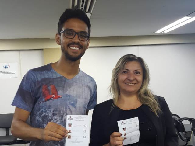 Andrew de Oliveira e Raphaela Galletti, membros eleitos para o Conselho Gestor